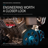 TECHING v8 Engine Model kit that Works Metal Mechanical Metal Assembly DIY Car Engine Model Kit 500+Pcs Educational Experiment (8 Cylinder Engine)