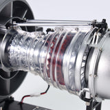 DM121 1/12 Scale Dual Spool Turbofan Engine Model Kit - Build Your Own Functional Jet Engine, 300+ Pcs STEM Educational Hobby Kit