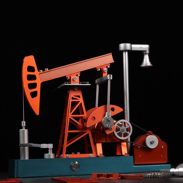 TECHING Pumping Unit Model Kit 219pcs 3D Metal Pumping Unit Model DIY Assembly Model Science Education Gift