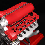 DM108 Metal V12 Engine Model Kit That Works 800+ PCS Metal Motorized 4-Stroke Engine with Electric Drive, DIY STEM Building Project & Educational Gift for Adults, and Car Enthusiasts