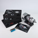 DM121 1/12 Scale Dual Spool Turbofan Engine Model Kit - Build Your Own Functional Jet Engine, 300+ Pcs STEM Educational Hobby Kit