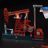 TECHING Pumping Unit Model Kit 219pcs 3D Metal Pumping Unit Model DIY Assembly Model Science Education Gift