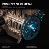 TECHING Metal Inline 4-Cylinder Engine Model Kit that Works for Adults