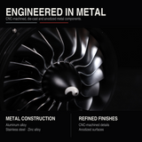 DM121 1/12 Scale Dual Spool Turbofan Engine Model Kit - Build Your Own Functional Jet Engine, 300+ Pcs STEM Educational Hobby Kit