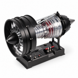 DM121 1/12 Scale Dual Spool Turbofan Engine Model Kit - Build Your Own Functional Jet Engine, 300+ Pcs STEM Educational Hobby Kit